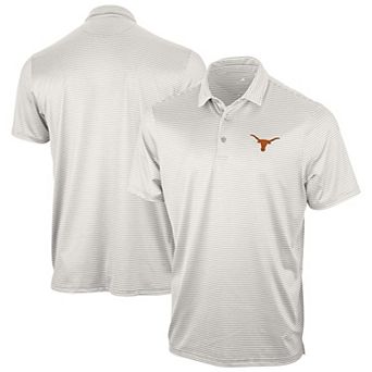 Men's Antigua Gray Texas Longhorns Eager Polo