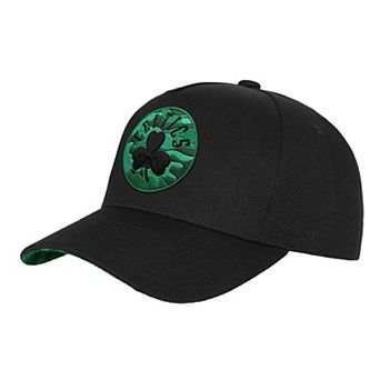 Youth Mitchell & Ness Black Boston Celtics 404 Club Camo Pro Pinch Snapback Hat