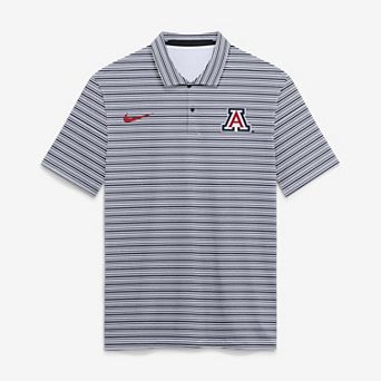 Men's Nike Navy Arizona Wildcats Primetime Vapor Striped Dri-FIT Polo