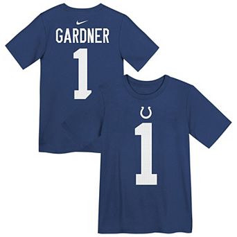 Preschool Nike Ahmad Sauce Gardner Royal Indianapolis Colts Player Name & Number T-Shirt