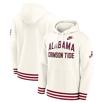 Men's Nike Cream Alabama Crimson Tide Legacy Retro Pullover Hoodie
