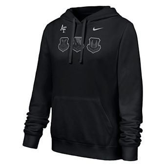 Women's Nike Black Air Force Falcons 2026 Rivalry Collection Club Fleece Hoodie