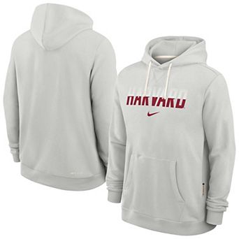 Men's Nike Gray Harvard Crimson 2026 Sideline Dri-FIT Hoodie