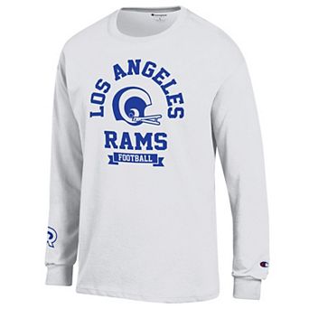Men's Champion Los Angeles Rams Fearsome White All-Star Jersey Long Sleeve T-Shirt