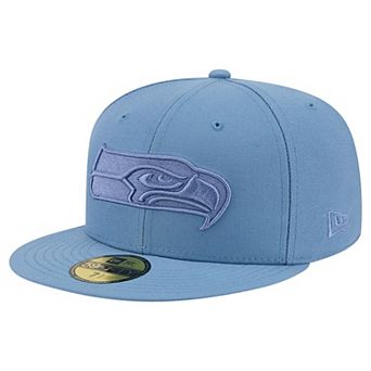 Men's New Era Blue Seattle Seahawks Color Pack 59FIFTY Fitted Hat