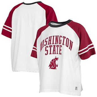 Women's Pressbox White Washington State Cougars Sky Colorblock T-Shirt