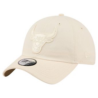 Men's New Era Cream Chicago Bulls Color Pack Casual Classic Adjustable Hat