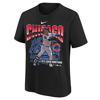 Youth Nike Pete Crow-Armstrong Black Chicago Cubs Oversized Player T-Shirt