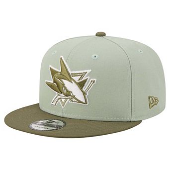 Men's New Era Sage Green/Olive San Jose Sharks Color Pack 9FIFTY Snapback Hat