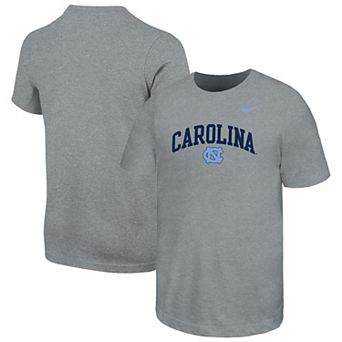 Youth Nike Gray North Carolina Tar Heels Arched Name Drop T-Shirt