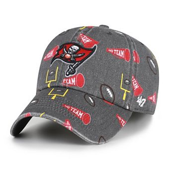 Youth '47 Pewter Tampa Bay Buccaneers Stomping Ground Clean Up Adjustable Hat