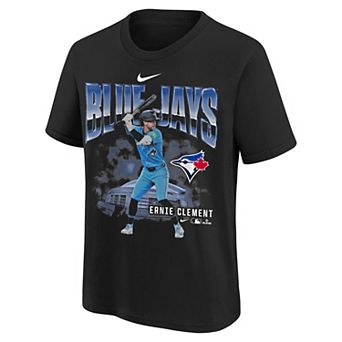 Youth Nike Ernie Clement Black Toronto Blue Jays Oversized Player T-Shirt