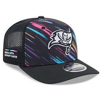 Youth New Era Black Tampa Bay Buccaneers 2026 NFL Crucial Catch 9SEVENTY Adjustable Trucker Hat