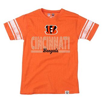 Youth Wes & Willy Orange Cincinnati Bengals Football Jersey T-Shirt