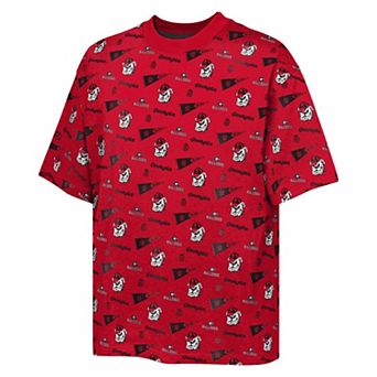 Youth Outerstuff Red Georgia Bulldogs Scramble All Over Print T-Shirt