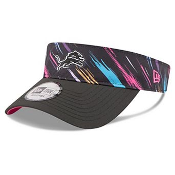 Men's New Era Black Detroit Lions 2026 NFL Crucial Catch Adjustable Visor