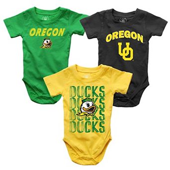 Infant Wes & Willy Oregon Ducks Three-Pack Bodysuit Set