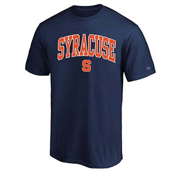 Men's Champion Navy Syracuse Orange Champion Big & Tall Team Arch Over Wordmark T-Shirt