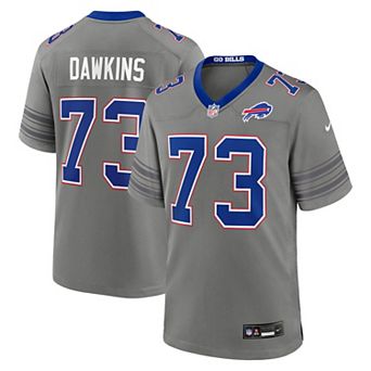 Men's Nike Dion Dawkins Gray Buffalo Bills Nickel City Game Jersey