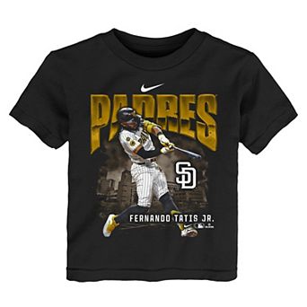 Toddler Nike Fernando Tatis Jr. Black San Diego Padres Oversized Player T-Shirt