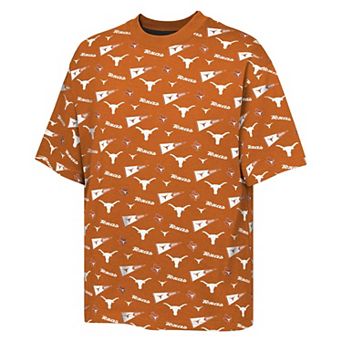Youth Outerstuff Texas Orange Texas Longhorns Scramble All Over Print T-Shirt