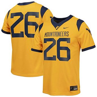 Youth Nike Gold West Virginia Mountaineers Replica Football Jersey
