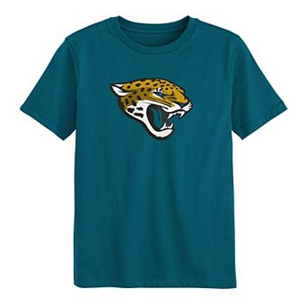Preschool Outerstuff Teal Jacksonville Jaguars Primary Logo T-Shirt