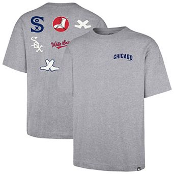 Men's '47 Gray Chicago White Sox History Lock Foundation T-Shirt