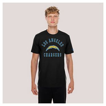 Men's New Era Black Los Angeles Chargers Functional Fandom T-Shirt