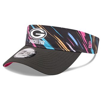 Men's New Era Black Green Bay Packers 2026 NFL Crucial Catch Adjustable Visor