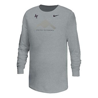 Youth Nike Gray Air Force Falcons 2026 Rivalry Collection Long Sleeve T-Shirt