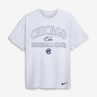 Men's Nike White Chicago Cubs Max90 Heavyweight T-Shirt