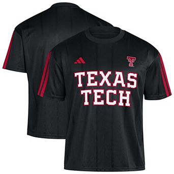 Men's adidas Black Texas Tech Red Raiders Soccer Fashion Jersey