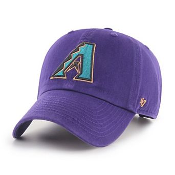Men's '47 Purple Arizona Diamondbacks Cooperstown Collection Clean Up Adjustable Hat
