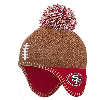 Infant Outerstuff Brown San Francisco 49ers Football Head Knit Hat