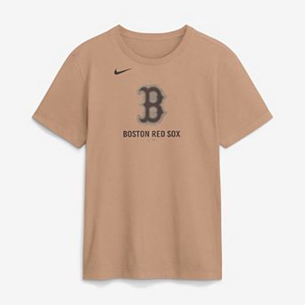 Men's Nike Tan Boston Red Sox Fashion Cotton T-Shirt