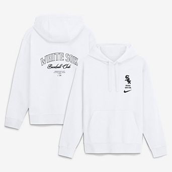 Men's Nike White Chicago White Sox Minimal Club Fleece Hoodie