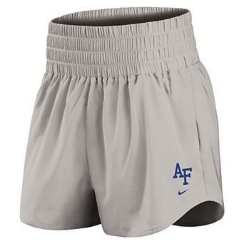 Women's Nike Gray Air Force Falcons Ultra Dri-FIT High-Rise Shorts