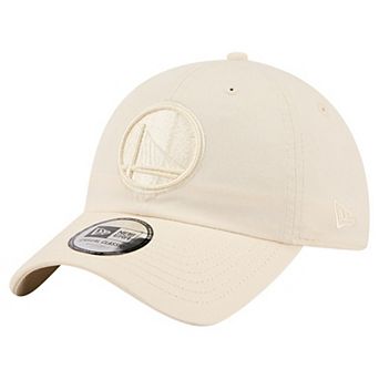 Men's New Era Cream Golden State Warriors Color Pack Casual Classic Adjustable Hat