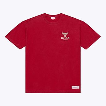 Men's Mitchell & Ness Red Chicago Bulls Core Essentials T-Shirt