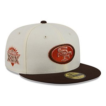 Men's New Era Cream/Brown San Francisco 49ers Pumpkin Spice 59FIFTY Fitted Hat