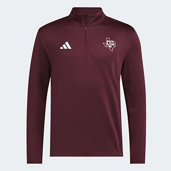 Men's adidas Maroon Texas A&M Aggies 2026 Sideline Ultimate 365 Woven Quarter-Zip Pullover