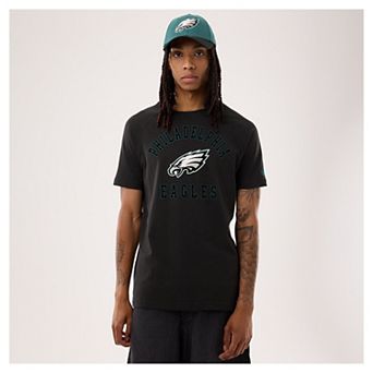 Men's New Era Black Philadelphia Eagles Functional Fandom T-Shirt