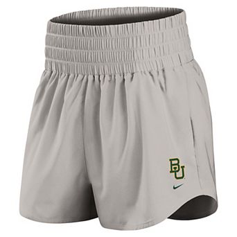 Women's Nike Gray Baylor Bears Ultra Dri-FIT High-Rise Shorts