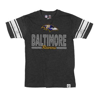 Youth Wes & Willy Black Baltimore Ravens Football Jersey T-Shirt