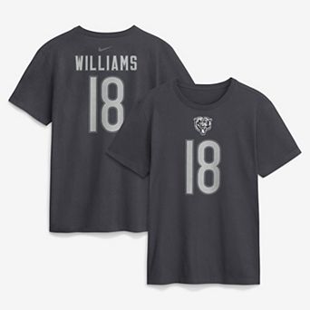 Men's Nike Caleb Williams Anthracite Chicago Bears Name & Number T-Shirt