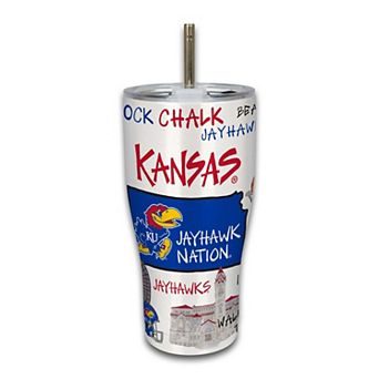 Kansas Jayhawks 30oz. Icon Metal Tumbler