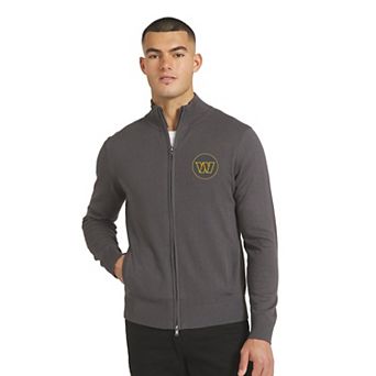Men's J. Palmer Charcoal Washington Commanders All-Season Full-Zip Sweater