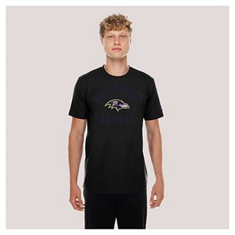 Men's New Era Black Baltimore Ravens Functional Fandom T-Shirt