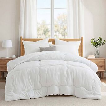 Peace Nest Antibacterial Anti-Mite Down Alternative Comforter with Soft Brushed Fabric